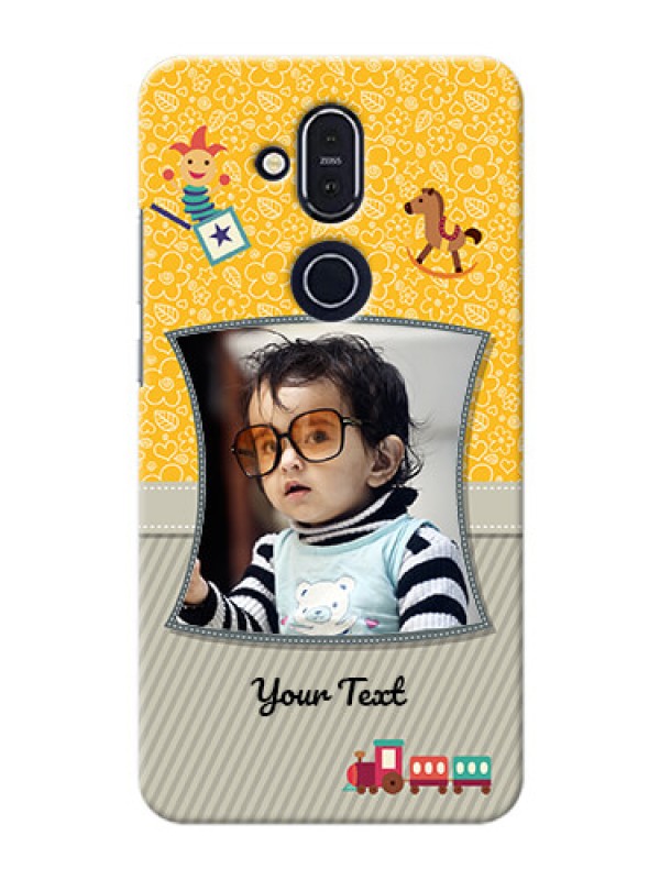 Custom Nokia 8.1 Mobile Cases Online: Baby Picture Upload Design
