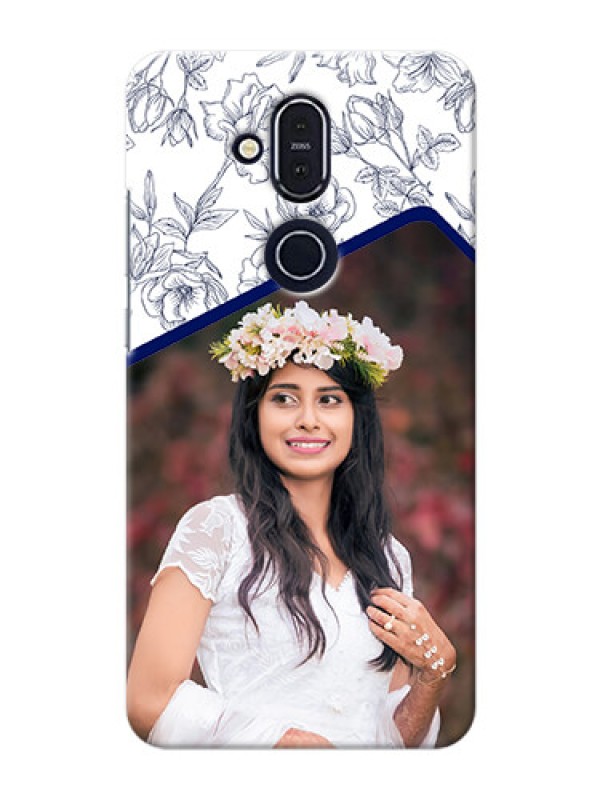 Custom Nokia 8.1 Phone Cases: Premium Floral Design
