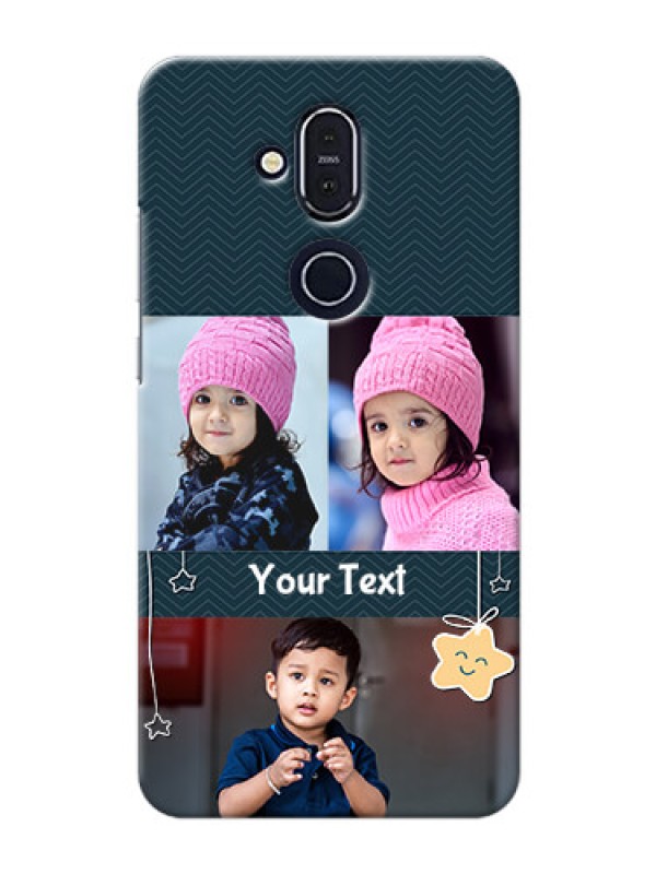 Custom Nokia 8.1 Mobile Back Covers Online: Hanging Stars Design