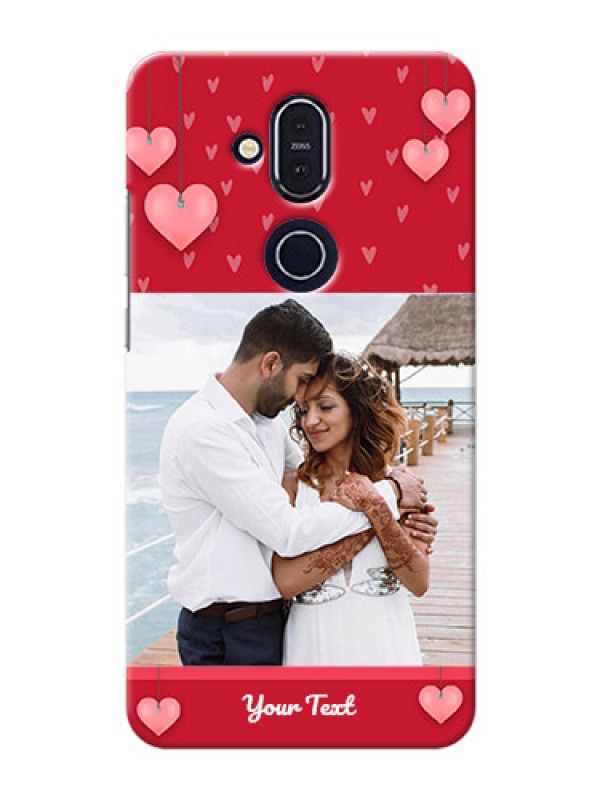 Custom Nokia 8.1 Mobile Back Covers: Valentines Day Design