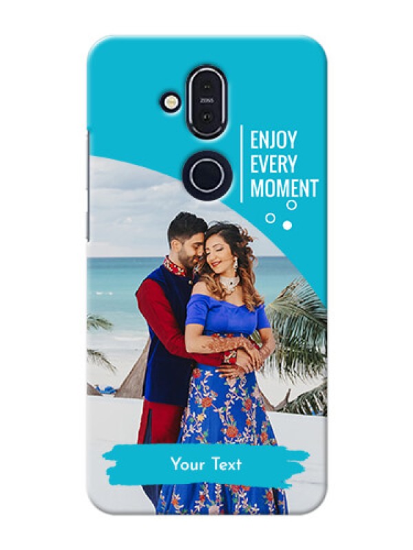 Custom Nokia 8.1 Personalized Phone Covers: Happy Moment Design