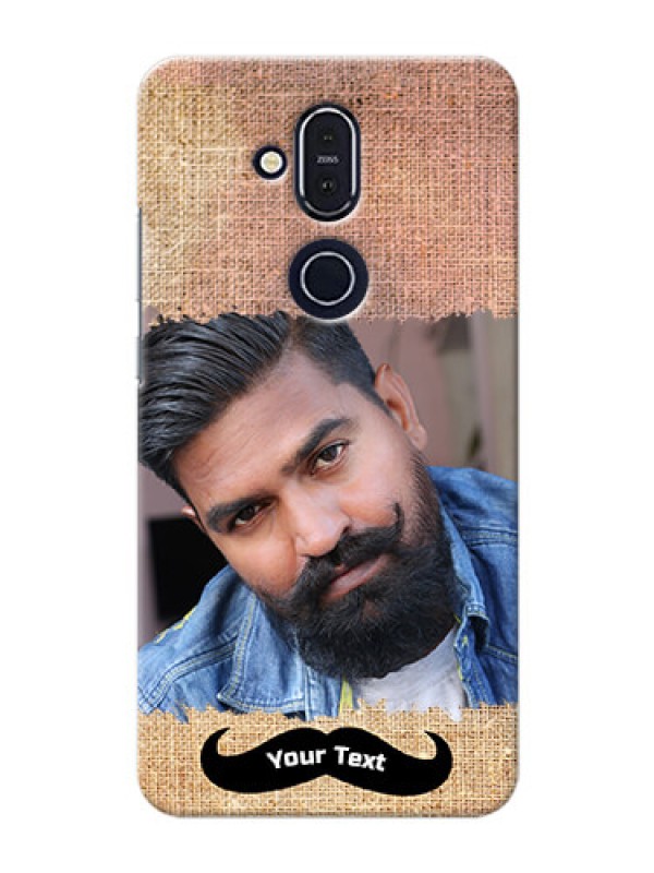 Custom Nokia 8.1 Mobile Back Covers Online with Texture Design