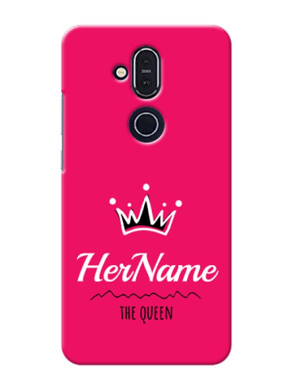 Custom Nokia 8.1 Queen Phone Case with Name