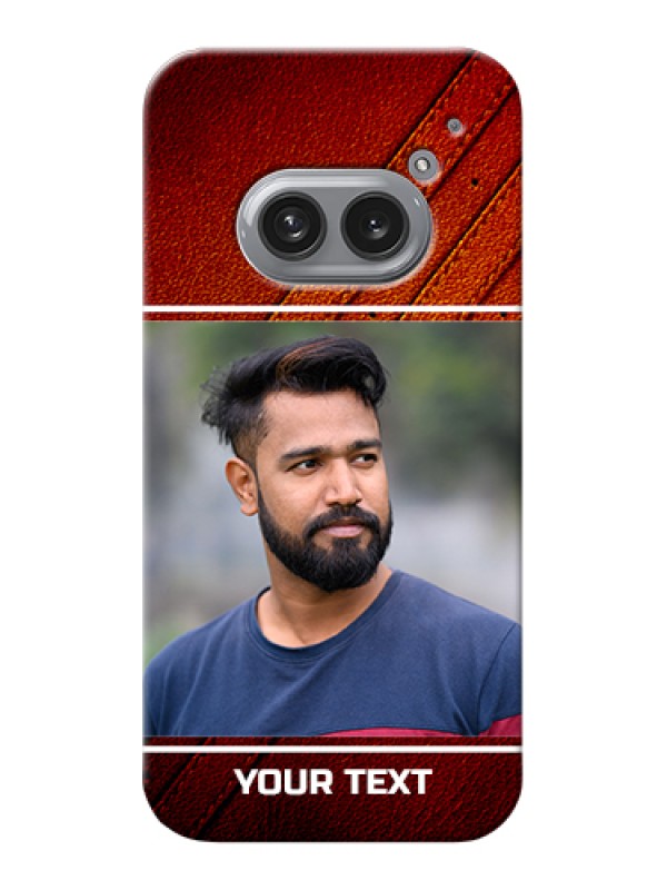 Custom Nothing Phone 2A 5G Custom Hard Phone Case - Leather Phone Case Design