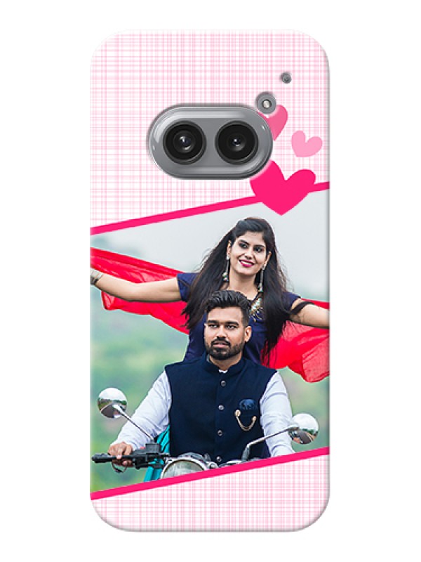 Custom Nothing Phone 2A 5G Custom Hard Phone Case - Love Shape Heart Design