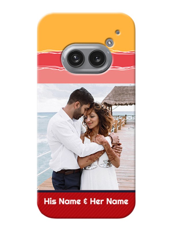 Custom Nothing Phone 2A 5G Custom Hard Phone Case - Colorful Case Design