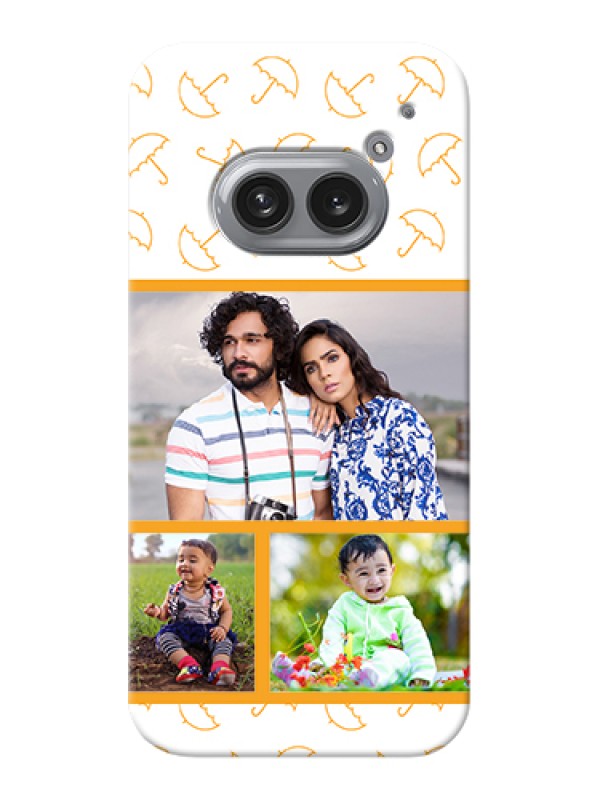 Custom Nothing Phone 2A 5G Custom Hard Phone Case - Yellow Pattern Design