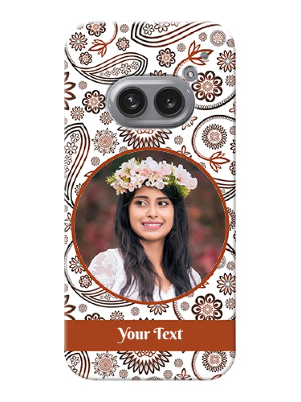 Custom Nothing Phone 2A 5G Custom Hard Phone Case - Abstract Flower Design