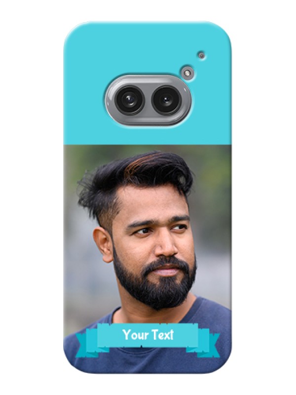 Custom Nothing Phone 2A 5G Custom Hard Phone Case - Blue Color Design