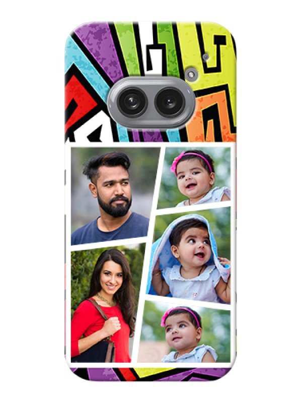 Custom Nothing Phone 2A 5G Custom Hard Phone Case - Graffiti Pattern Design