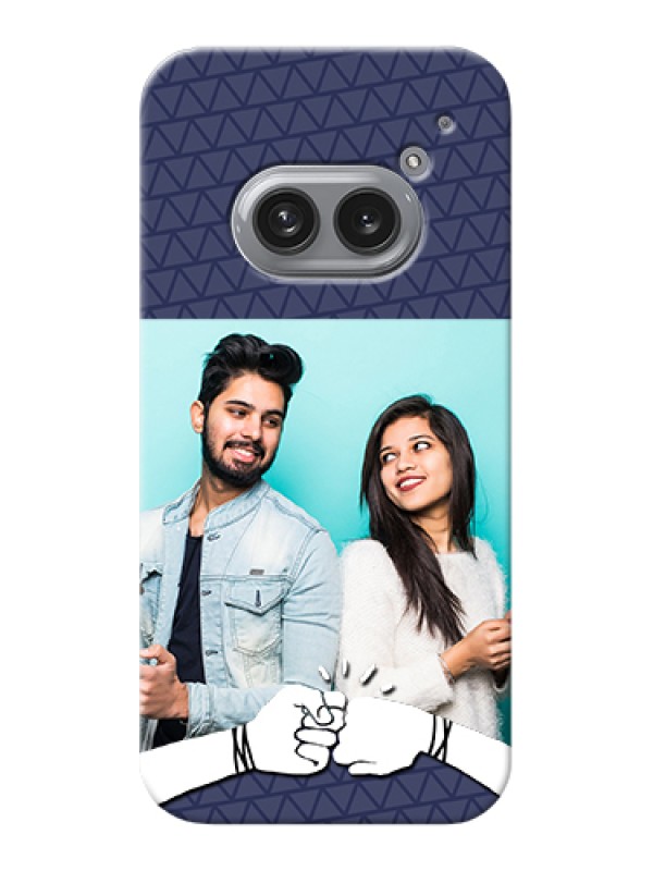 Custom Nothing Phone 2A 5G Custom Hard Phone Case - With Best Friends Design