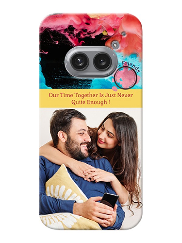 Custom Nothing Phone 2A 5G Custom Hard Phone Case - Quote With Acrylic Painting Design