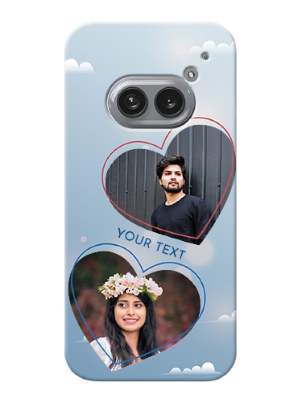 Custom Nothing Phone 2A 5G Custom Hard Phone Case - Blue Color Couple Design