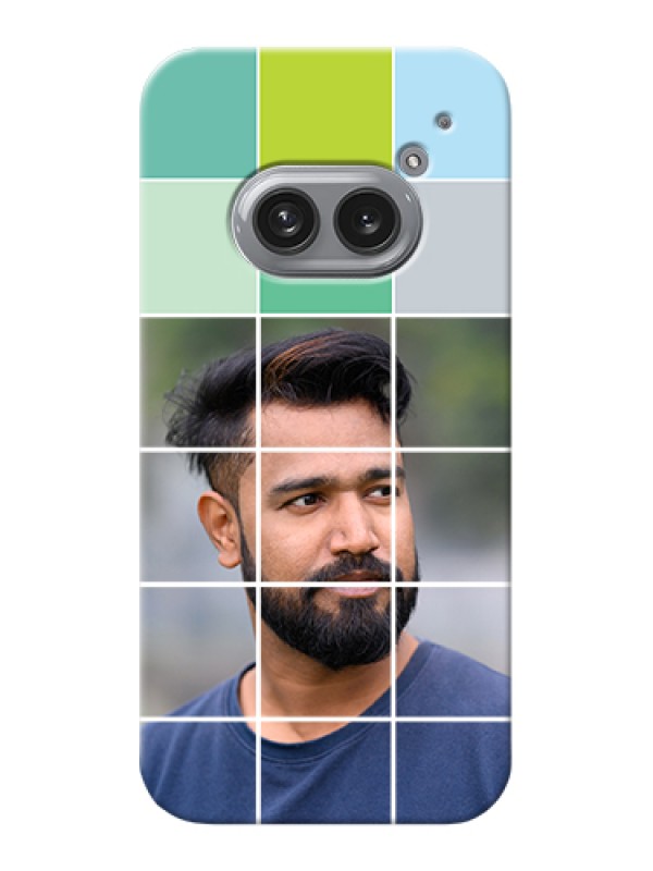 Custom Nothing Phone 2A 5G Custom Hard Phone Case - With White Box Pattern