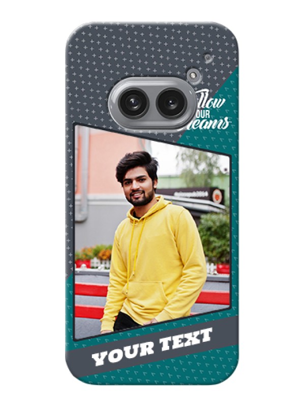 Custom Nothing Phone 2A 5G Custom Hard Phone Case - Background Pattern Design With Quote