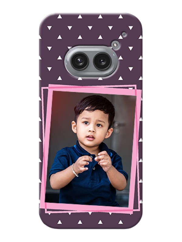 Custom Nothing Phone 2A 5G Custom Hard Phone Case - Triangle Pattern Dotted Design