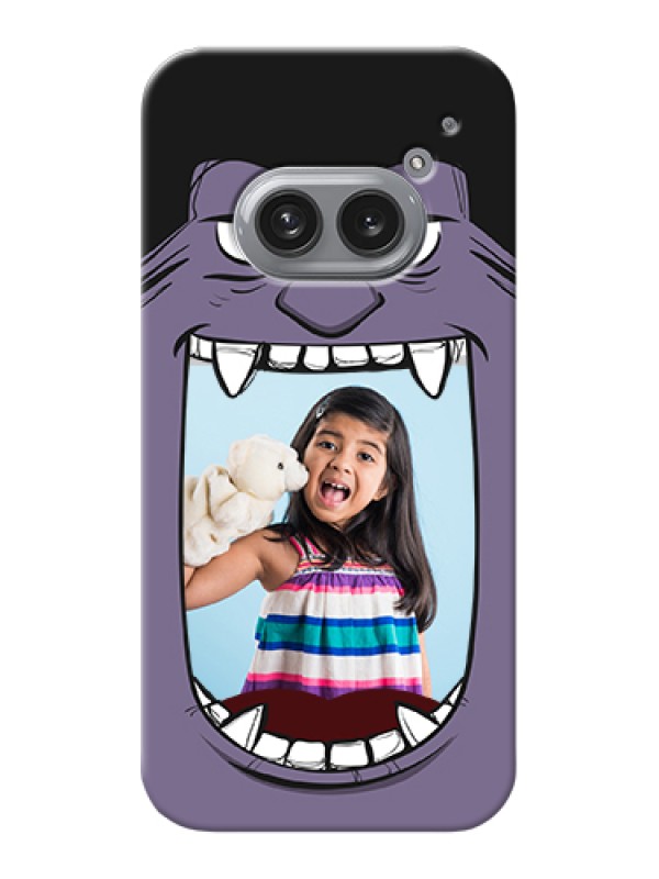 Custom Nothing Phone 2A 5G Custom Hard Phone Case - Angry Monster Design