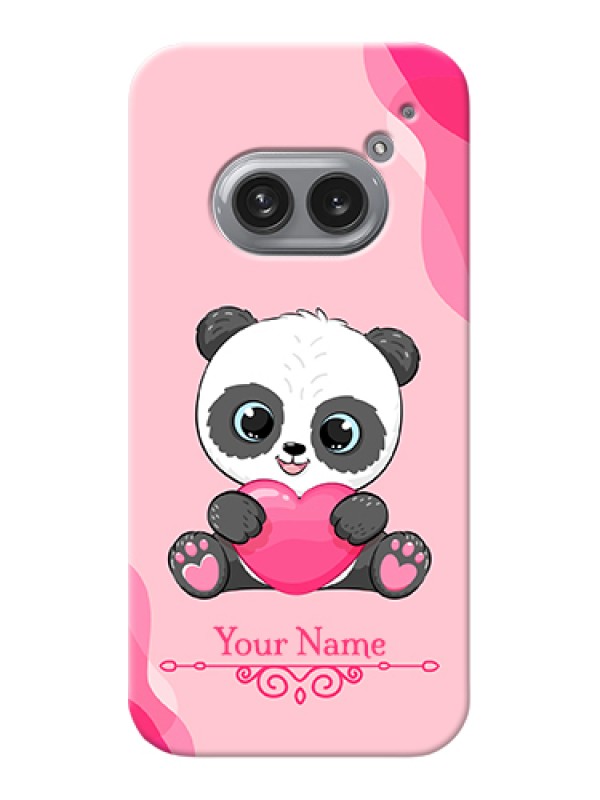 Custom Nothing Phone 2A 5G Custom Hard Phone Case - Cute Panda Design