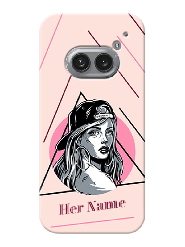 Custom Nothing Phone 2A 5G Custom Hard Phone Case - Rockstar Girl Design