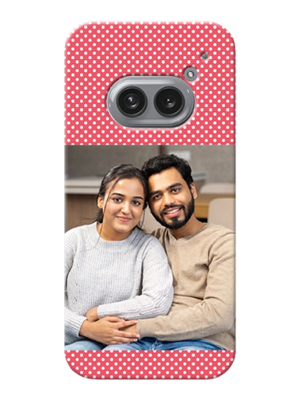 Custom Nothing Phone 2A Plus Custom Hard Phone Case - White Dotted Design