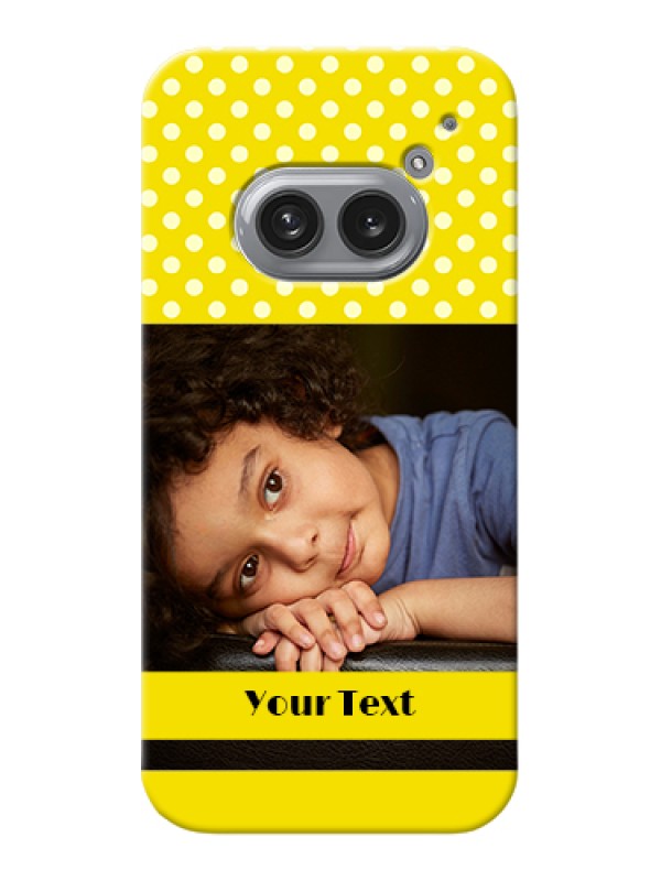 Custom Nothing Phone 2A Plus Custom Hard Phone Case - Bright Yellow Case Design