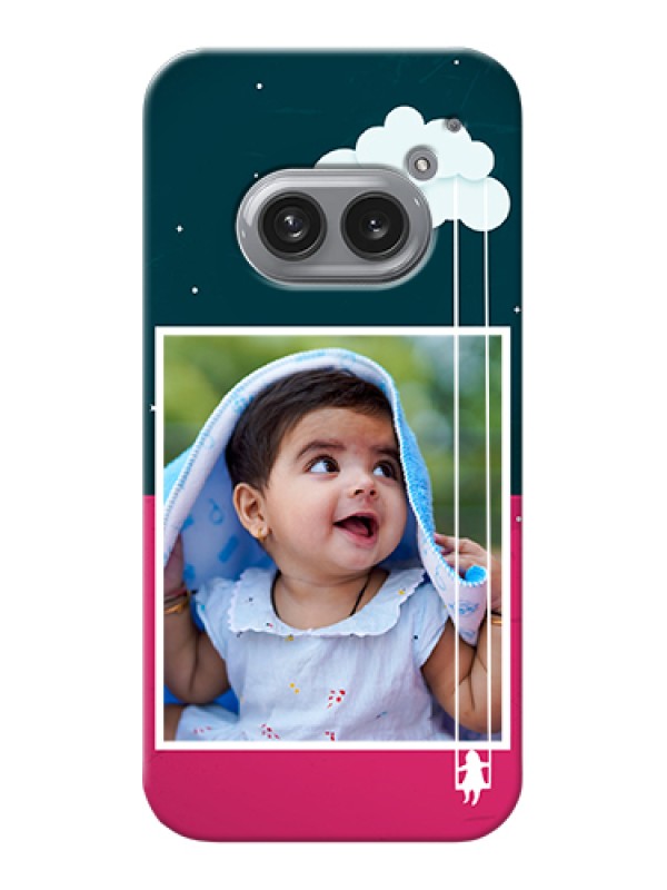 Custom Nothing Phone 2A Plus Custom Hard Phone Case - Cute Girl With Cloud Design