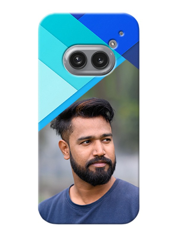 Custom Nothing Phone 2A Plus Custom Hard Phone Case - Blue Pattern Design