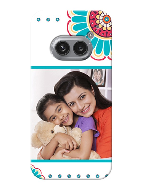 Custom Nothing Phone 2A Plus Custom Hard Phone Case - Flower Design