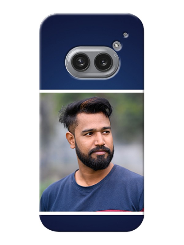 Custom Nothing Phone 2A Plus Custom Hard Phone Case - Simple Royal Blue Design