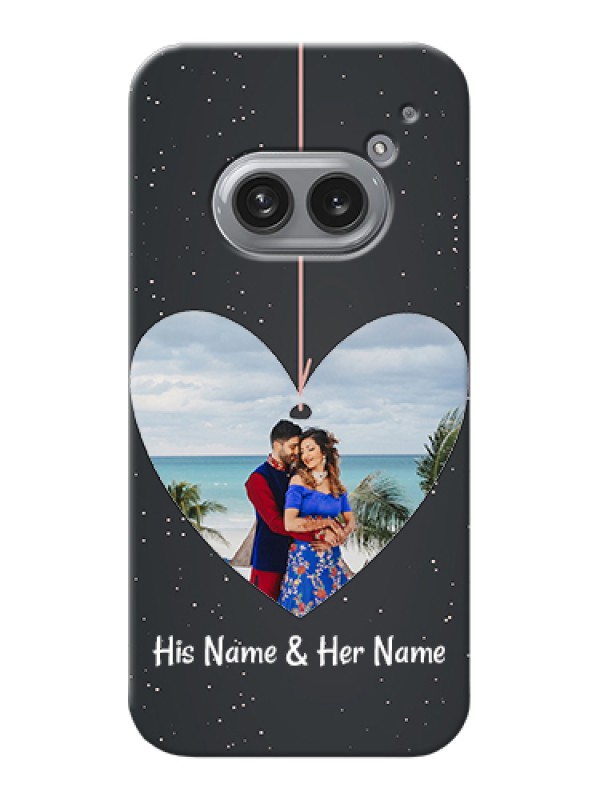 Custom Nothing Phone 2A Plus Custom Hard Phone Case - Hanging Heart Design