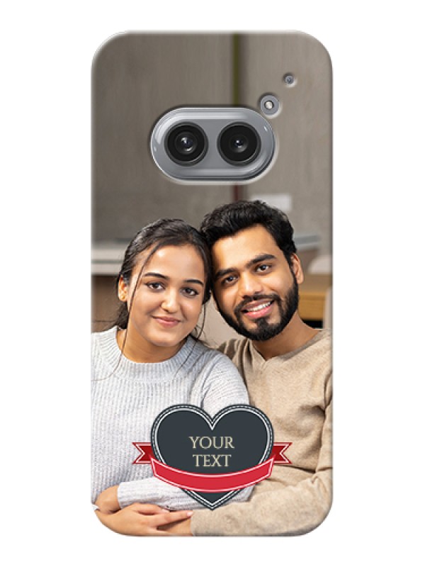 Custom Nothing Phone 2A Plus Custom Hard Phone Case - Just Married Couple Design