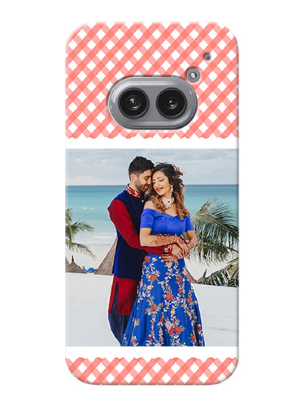 Custom Nothing Phone 2A Plus Custom Hard Phone Case - Pink Pattern Design