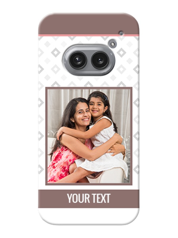 Custom Nothing Phone 2A Plus Custom Hard Phone Case - Simple Diamond Design