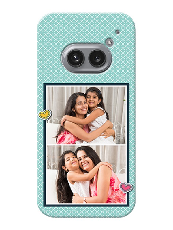 Custom Nothing Phone 2A Plus Custom Hard Phone Case - 2 Image Holder With Pattern Design