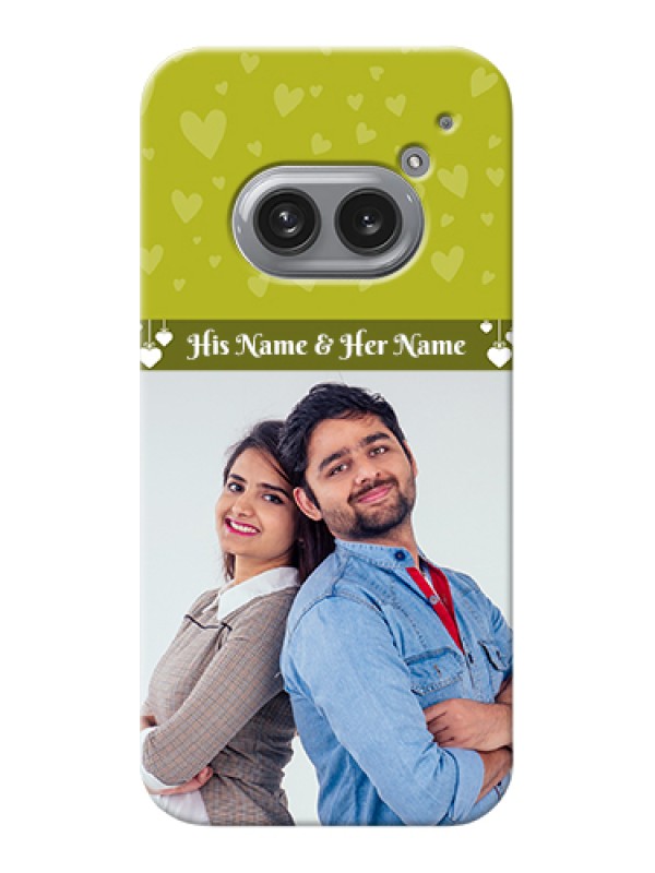 Custom Nothing Phone 2A Plus Custom Hard Phone Case - You & Me Heart Design