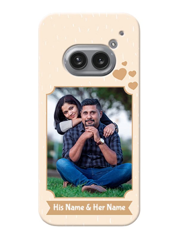 Custom Nothing Phone 2A Plus Custom Hard Phone Case - With Confetti Love Design