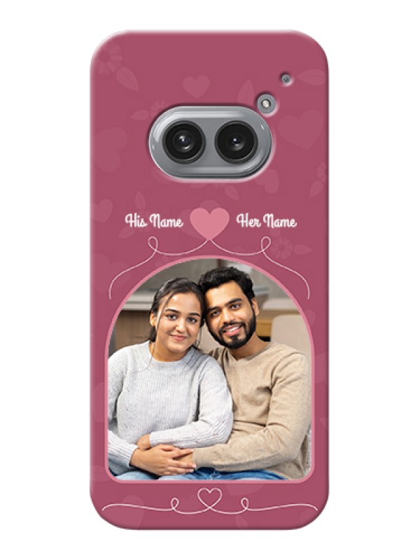 Custom Nothing Phone 2A Plus Custom Hard Phone Case - Love Floral Design