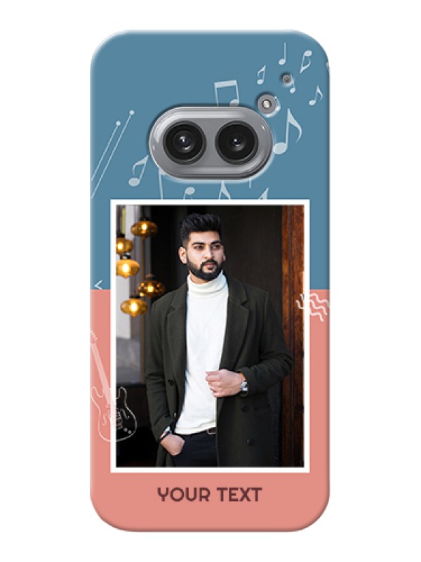 Custom Nothing Phone 2A Plus Custom Hard Phone Case - With Color Musical Note Design