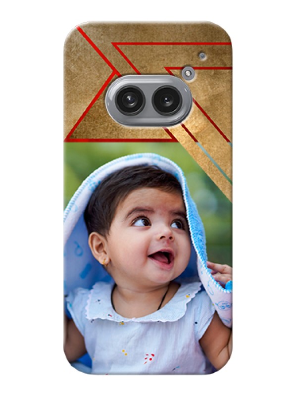 Custom Nothing Phone 2A Plus Custom Hard Phone Case - Gradient Abstract Texture Design