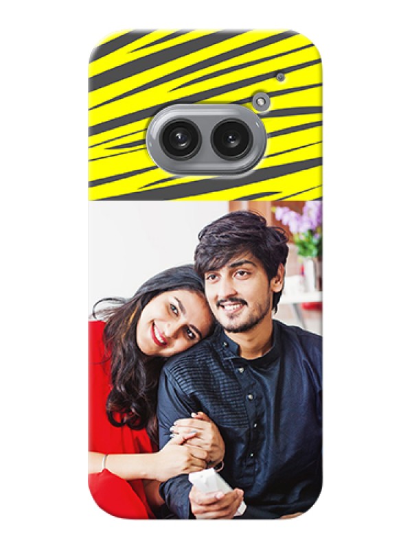 Custom Nothing Phone 2A Plus Custom Hard Phone Case - Yellow Abstract Design