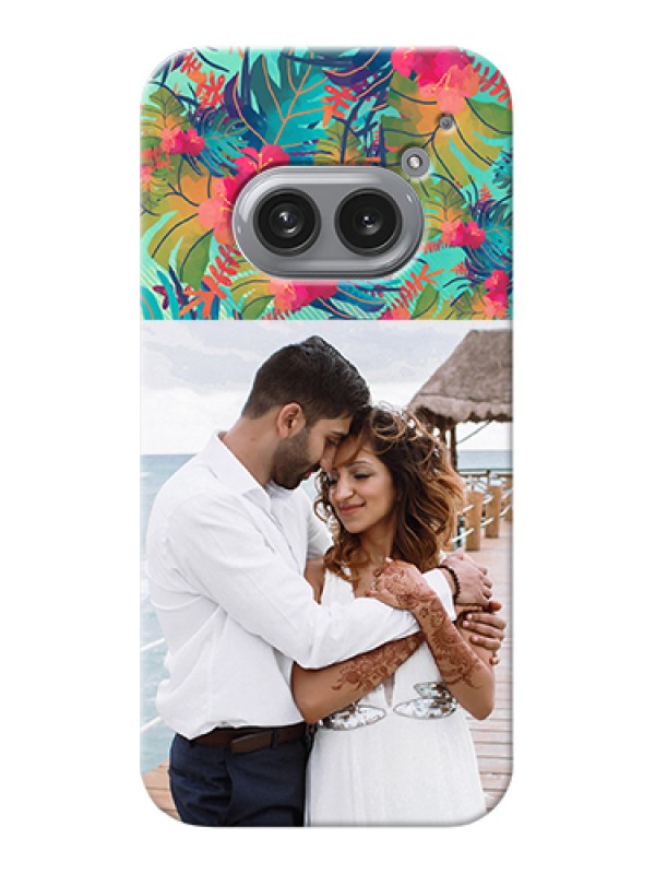 Custom Nothing Phone 2A Plus Custom Hard Phone Case - Watercolor Floral Design