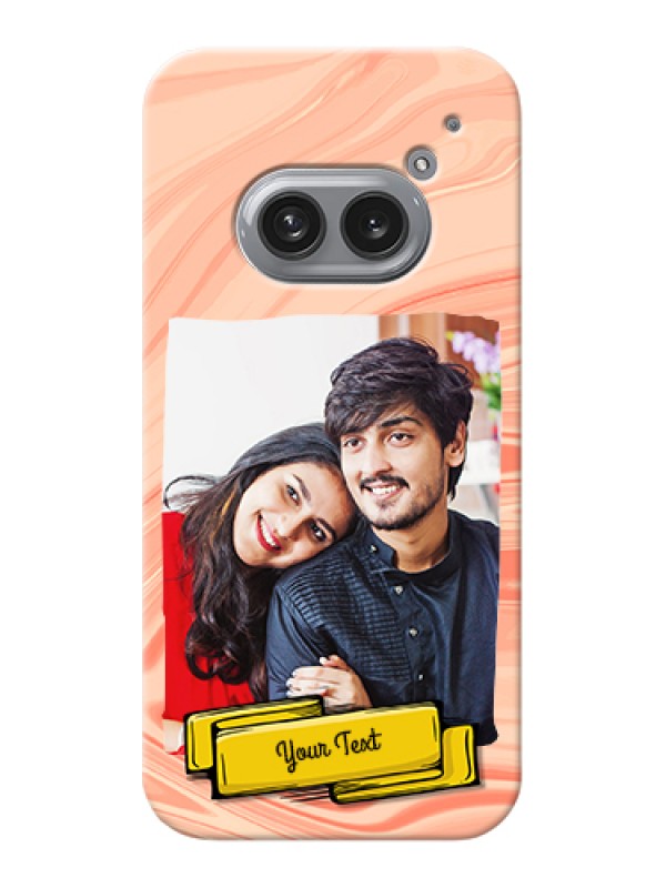 Custom Nothing Phone 2A Plus Custom Hard Phone Case - Marble Texture Design