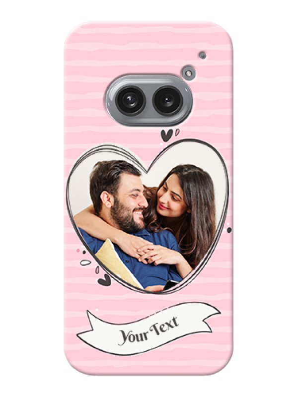 Custom Nothing Phone 2A Plus Custom Hard Phone Case - Vintage Heart Design