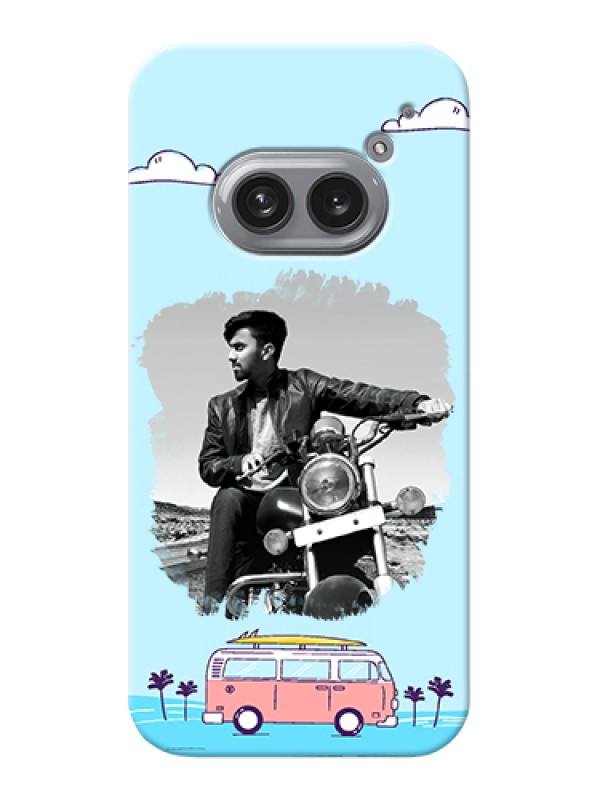Custom Nothing Phone 2A Plus Custom Hard Phone Case - Travel & Adventure Design