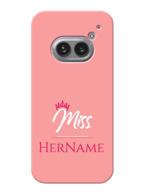 Custom Nothing Phone 2A Plus Custom Hard Phone Case - Mrs With Name Design
