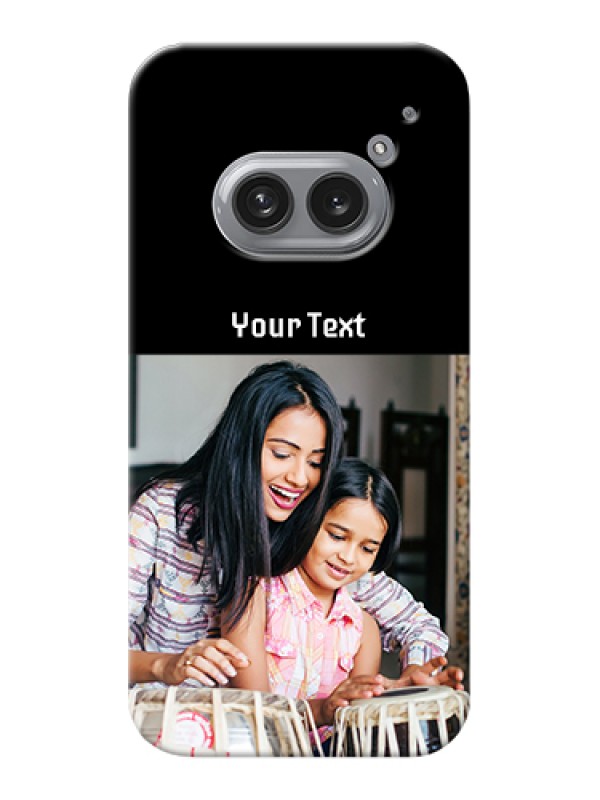 Custom Nothing Phone 2A Plus Custom Hard Phone Case - Photo With Name Design