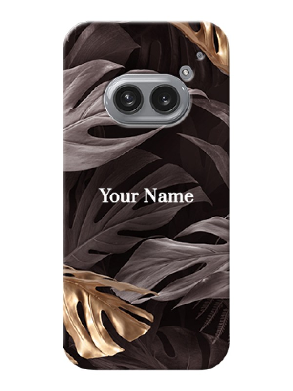 Custom Nothing Phone 2A Plus Custom Hard Phone Case - Wild Leaves Digital Paint Design