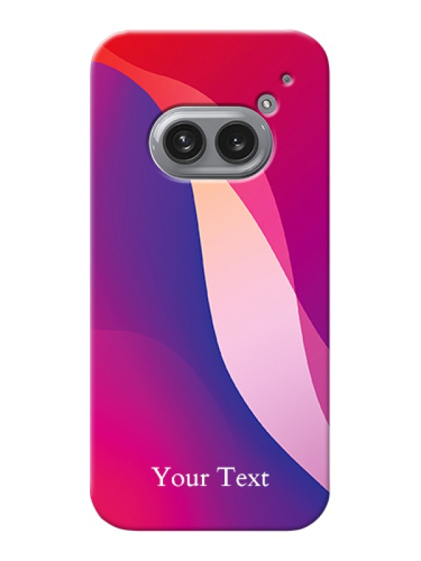 Custom Nothing Phone 2A Plus Custom Hard Phone Case - Digital Abstract Overlap Design