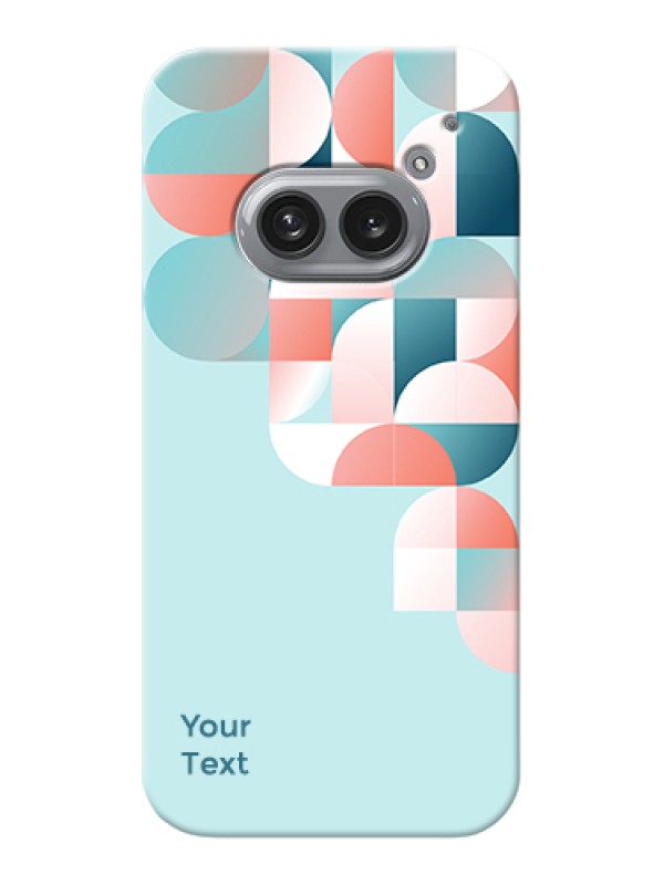 Custom Nothing Phone 2A Plus Custom Hard Phone Case - Stylish Semi - Circle Pattern Design