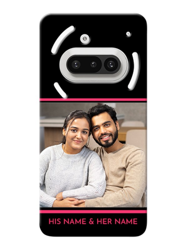 Custom Nothing Phone 3A 5G Custom Hard Phone Case - With Add Text Design